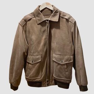 Vintage ROUNDTREE & YORKE Suede Bomber Jacket
